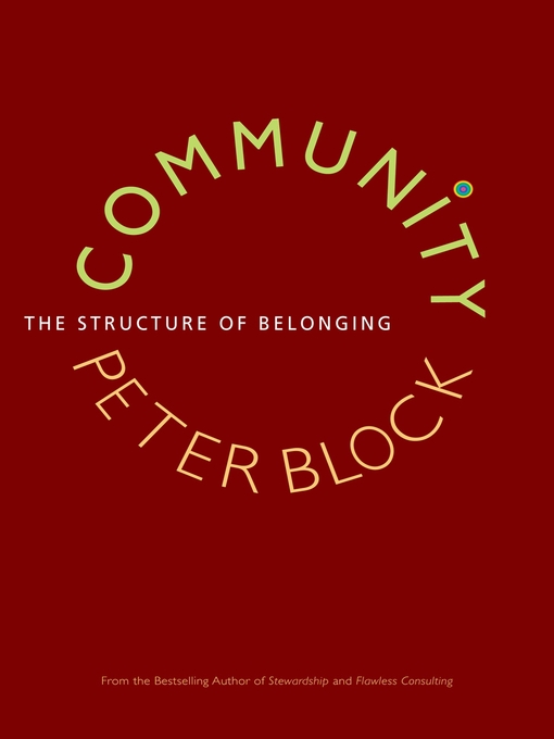 Title details for Community by Peter Block - Wait list